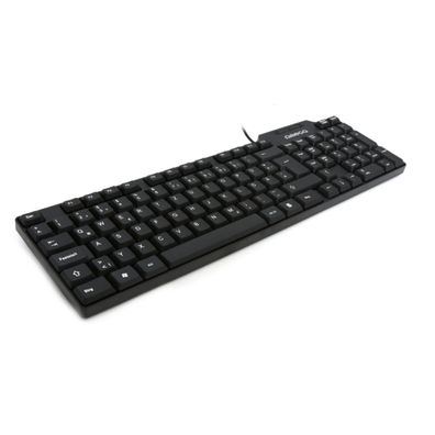 Omega OK-05 Tastatur QWERTZ DE USB Schwarz kompakte PC-Tastatur