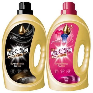 Waschkönig Black & Wool Waschgel 2x3l - Hochleistungsreiniger