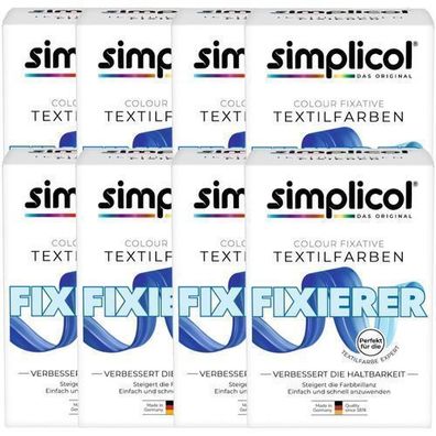 Simplicol Farbfixierer Expert für Textilien, 8 x 90 m