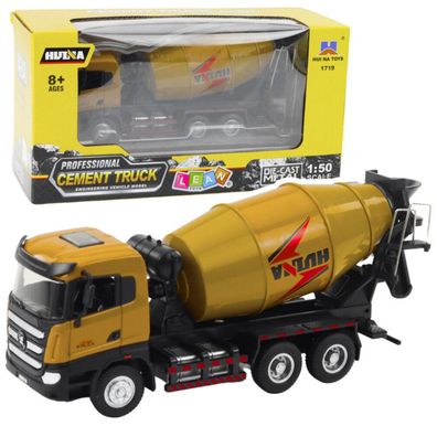 Betonmischer Baufahrzeug Metall Huina Khaki 1:50