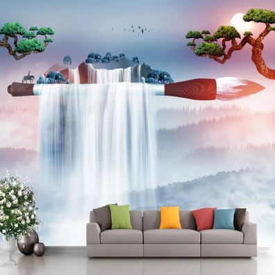 Fototapete China Stil Berglandschaft Wanddeko Wohnzimmer & Schlafzimmer 10358