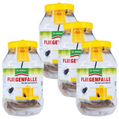 4 x DR. Stähler Fliegenfalle für den Außenbereich