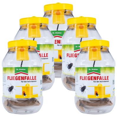 5 x DR. Stähler Fliegenfalle für den Außenbereich