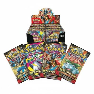 Original Pokmon PTCG Karten Mega Evolution ME01 Booster Box Sammelkarten Sammlung