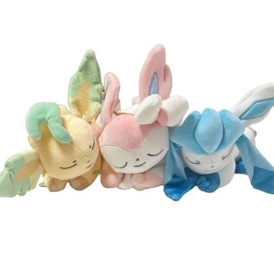 Sylveon Pokmon Plusch Schlafend Folipurba Glaziola Kuscheltier Geschenk