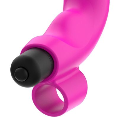 OHMAMA Finger Vibrator Neonpink - Silikon Fingervibrator, wasserdicht IPX6 + Geschenk