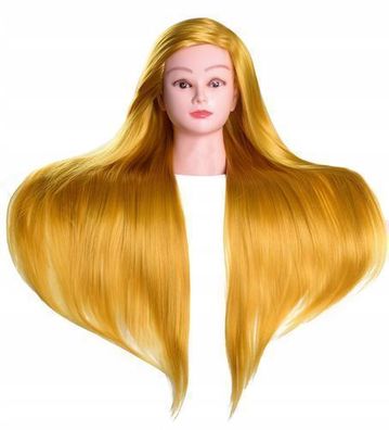 HEAD Trainingskopf für Friseure Stative 60 cm Gold