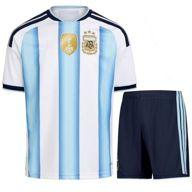 Argentinien Fußball Trikot WM 2026 Heimtrikot Set für Kinder