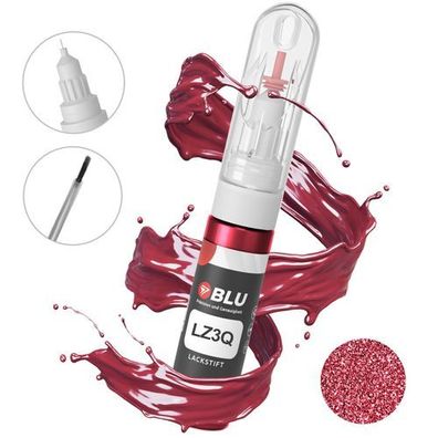 Lackstift LZ3Q ROT Merlotrot AUDI Autolack 2in1 Reparatur