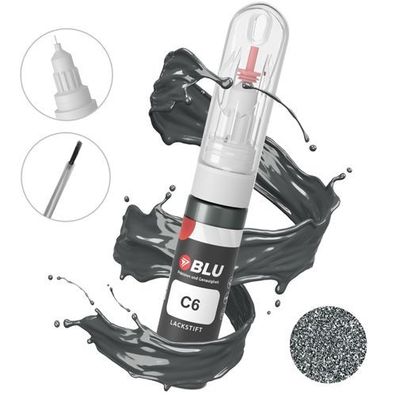 Lackstift 6DYE grau sea grey für ford autolack 2in1 BLU