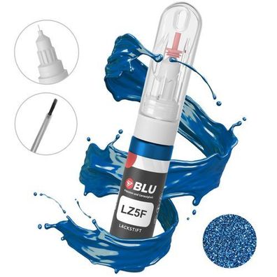 Lackstift LZ5F BLAU Sprintblaumetallic SEAT Autolack 2in1 Reparatur