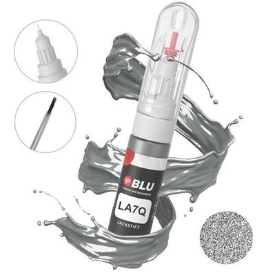 Lackstift LA7Q silber mono silver für audi vw autolack 2in1 BLU