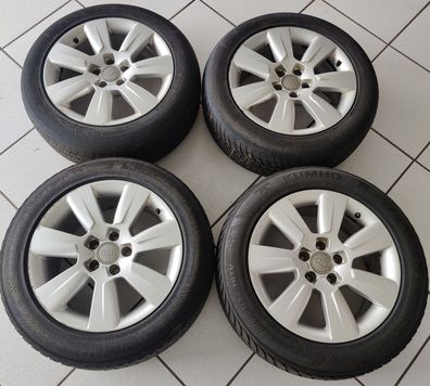Original Audi Alufelgen 8Jx17H2 mit Winterreifen