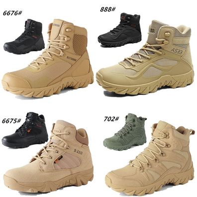 Herrenstiefel Taktische Militarstiefel Combat Army Boots Outdoor Wanderschuhe