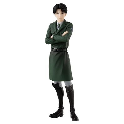 Good Smile Company Levi Ackerman mit Mantel | Attack on Titan Figur | 17 cm