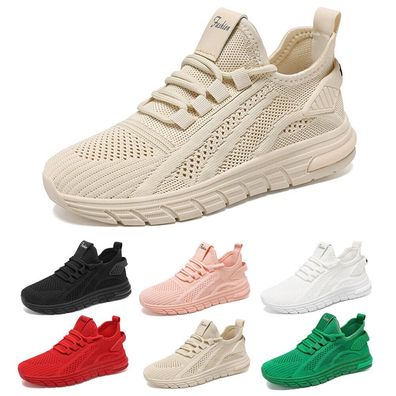 Damen Slip-On Sneakers Training Laufschuhe Bequeme Sportschuhe Freizeitschuhe