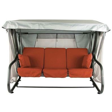 Hollywoodschaukel mit Moskitonetz Venezia 4-Sitzer A018-04BB PATIO