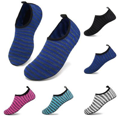 Herren Barfussschuhe Tauchen Aqua Haut Socken Wasserschuhe Yoga Schwimmschuhe DE