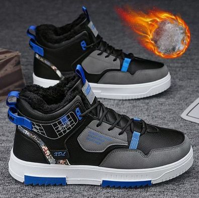 Herren Schneestiefel Winter Stiefel Warme Schuhe Lassige Schneeschuhe Sneaker