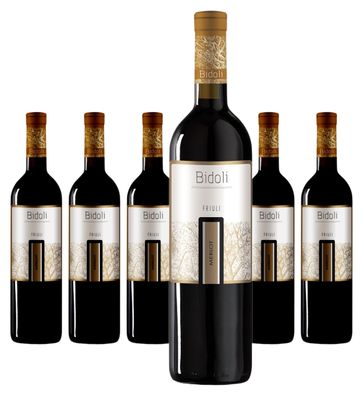 6 x Bidoli Vini Merlot DOC Friuli Grave – 2024