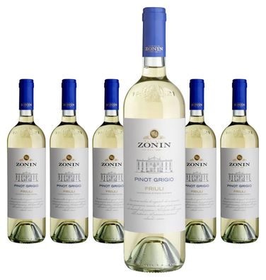 6 x Zonin Classici Pinot Grigio Friuli DOC – 2025