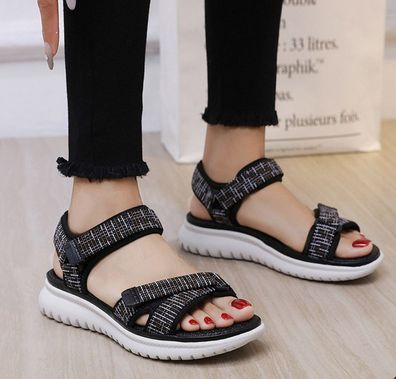 Madchen Sandalen Klettverschluss Sports Style Comforty Hausschuhe Sommer Damen