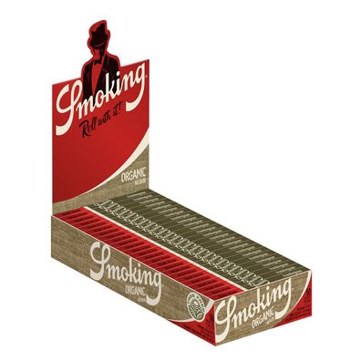 Smoking Organic Medium Size Papers - Box 25 Hefte à 50 Blättchen