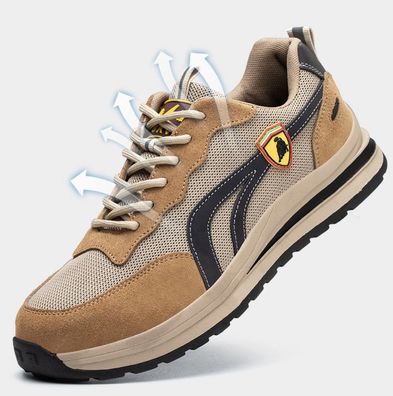 Neu Herren Damen Arbeitsschuhe Sicherheitsschuhe Stahlkappe Sport Sneaker DE