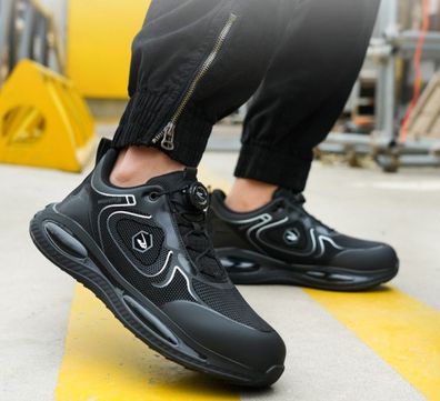 Neu Herren Damen Sicherheitsschuhe Sportschuhe Sneaker Stahlkappe Atmungsaktiv