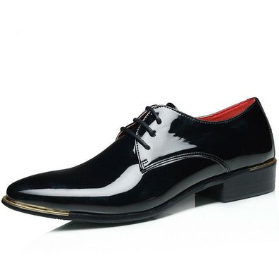 Neu Business Schuhe Herren Retro Schuhe Casual Schuhe Lack Spitz DE