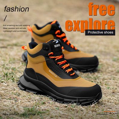 Sicherheitsschuhe Neu Arbeitsschuhe Atmungsaktiv Sneaker Herren Damen Stahlkappe