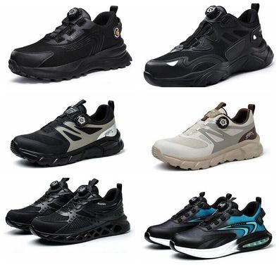 Leicht Arbeitsschuhe Stahlkappe Sport Sneaker Sicherheitsschuhe Herren Damen DE