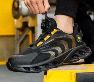 Sicherheitsschuhe Arbeitsschuhe Herren Damen Leicht mit Stahlkappe Atmungsaktiv