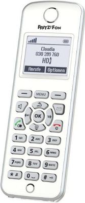 Avm FRITZ!Fon M2 DECT-Komforttelefon für FRITZ!Box Monochromes Display HD-Telefonie