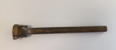 Messing Tauchhülse / Schutzrohr L=160 mm Ø 11 mm AG 1/2 Zoll DN 15
