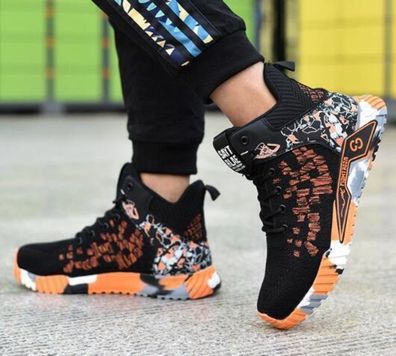 Neue Herren Leicht Sicherheitsschuhe Hohe Top Arbeitsschutzstiefel Arbeitsschuhe