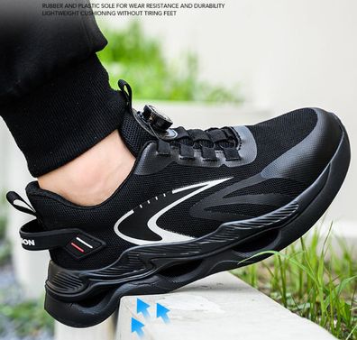 Neu Herren Damen Sicherheitsschuhe Sneaker Leicht Mit Stahlkappe Arbeitsschuhe