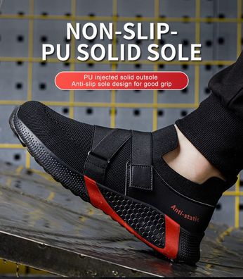 Neu Leicht Sicherheitsschuhe Arbeitsschuhe Stahlkappe Sport Sneaker Herren Damen
