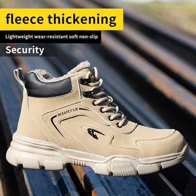 Neu Herren Damen Stahlkappe Sportliche Arbeitsschuhe Sicherheitsschuhe Gr.36-46