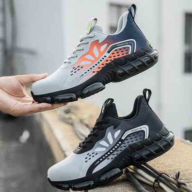 Herren Damen Arbeitsschuhe Sicherheitsschuhe Stahlkappe Sport Sneaker Leichte