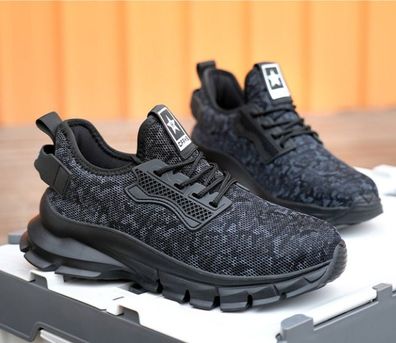Herren Damen Stahlkappe Arbeitsstiefel Sportschuhe Sneaker Sicherheitsschuhe
