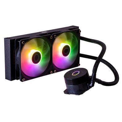 Cooler Master MasterLiquid 240L Core ARGB Prozessor Flüssigkeitskühlung 12 cm Schwarz