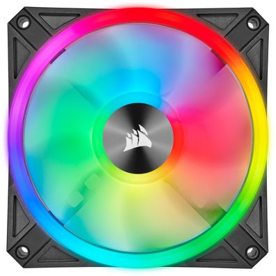 Corsair iCUE QL120 RGB Computergehäuse Ventilator 12 cm Schwarz, Grau