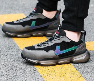 Leicht Sicherheitsschuhe Stahlkappe Sport Sneaker Arbeitsschuhe Herren Damen