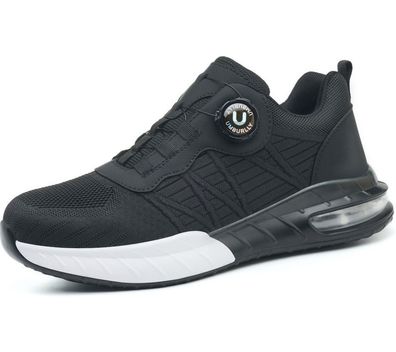 Neu Herren Atmungsfahig Sneaker Damen Sicherheitsschuhe Stahlkappe Arbeitsschuhe