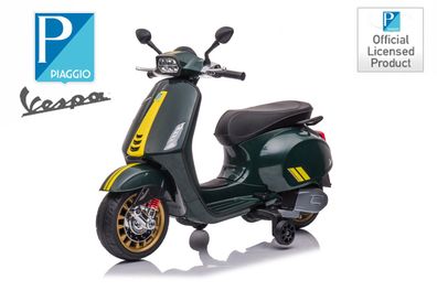 Kinder Elektro Vespa Sprint – Retro-Style mit LED Sound & Lizenz
