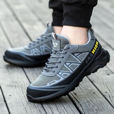 Herren Damen Sicherheitsschuhe Stahlkappe Sport Sneaker Leicht Arbeitsschuhe