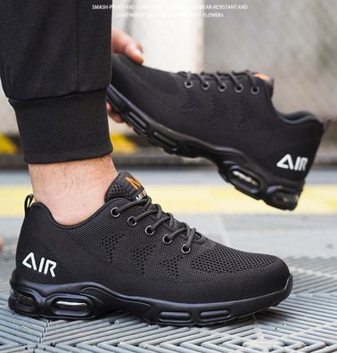 Herren Damen Vier Jahreszeiten Arbeitsschuh Stahlkapp Sneaker Sicherheitsschuhe