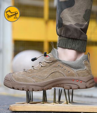 Herren Damen Vier Jahreszeiten Arbeitsschuh Stahlkapp 6KV Sicherheitsschuhe