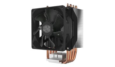 Cooler Master Hyper H412R Prozessor Kühler 9,2 cm Schwarz